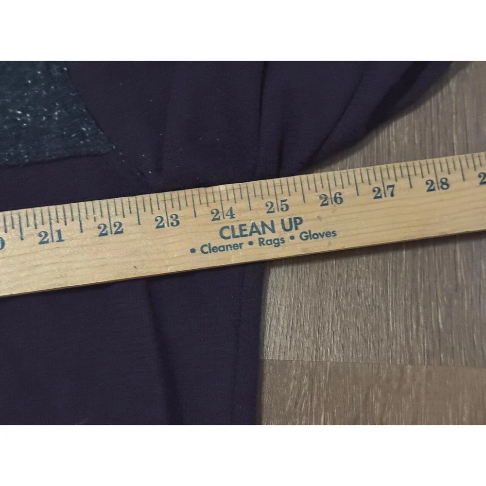 Banana Republic Men's XL Purple Heathered 1/4‎ Zip Pullover Long Sleeve